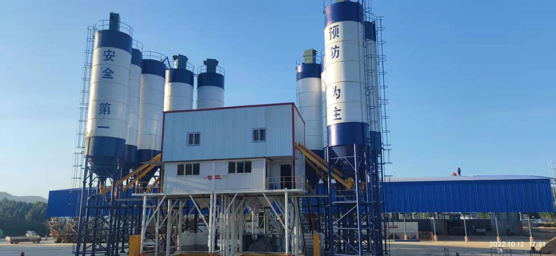 贵州HZS-90混凝土搅拌站的核心结构组成介绍